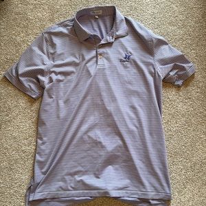 Peter Millar lavender golf polo purchased at Kapalua golf course. Size L